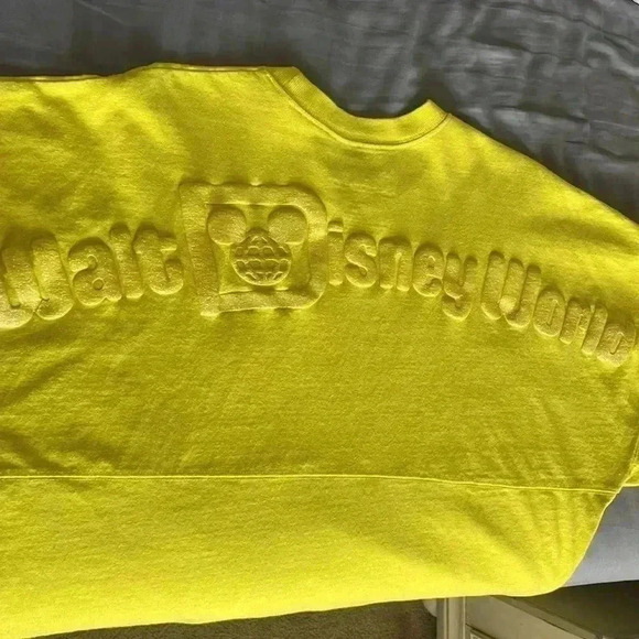 Disney Parks Dapper Day Sunshine Yellow Spirit Jersey Size Medium RARE Read - Picture 12 of 13